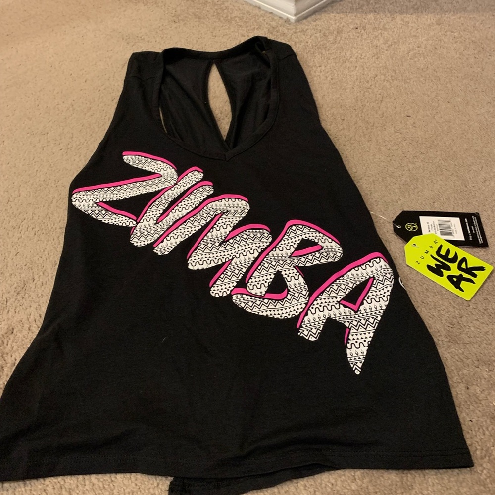 Open back Zumba fitness tank